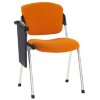 Стул Era chrom Orange с конференц столиком в экокоже EV-02